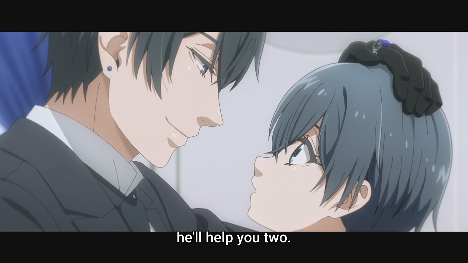 Vincent mentions "the two" to a young Ciel (Image via CloverWorks)